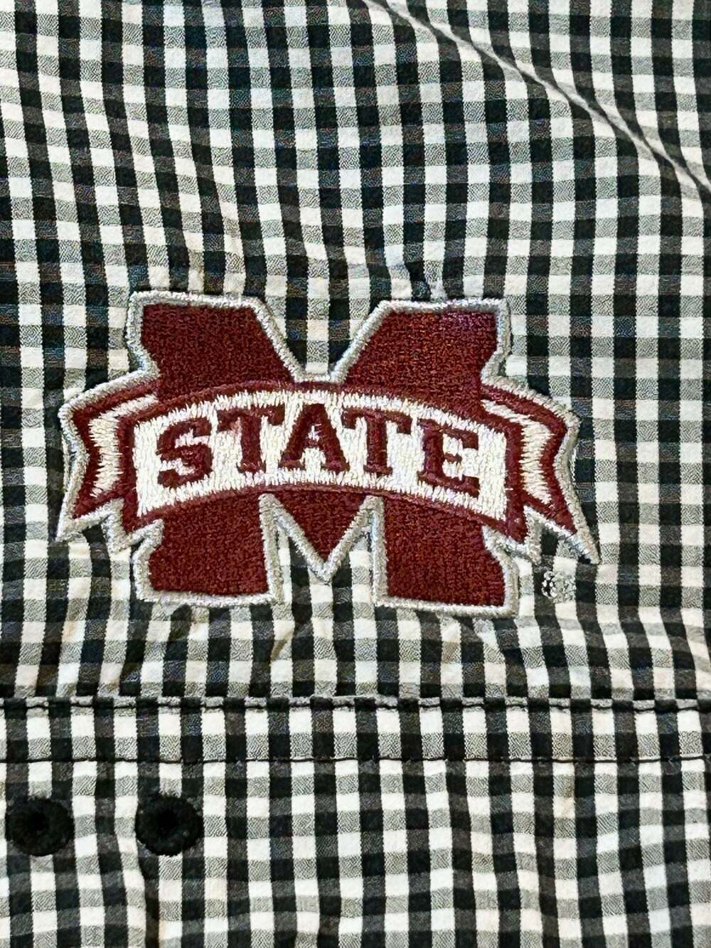 Columbia PFG Super Bonehead Mississippi State Bulldogs Fishing Button-Down Shirt - Picture 3 of 10